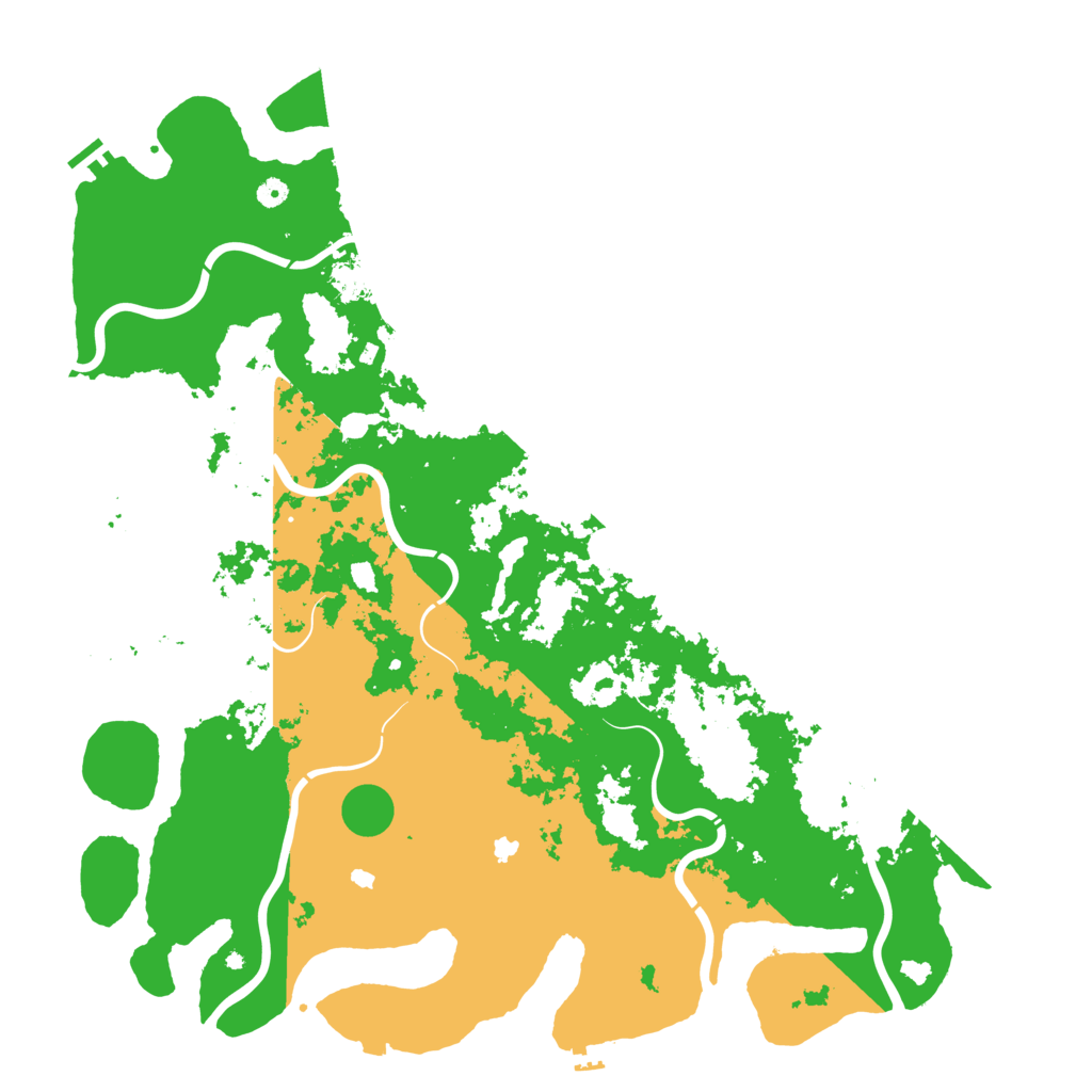 Biome Rust Map: Procedural Map, Size: 5500, Seed: 3250