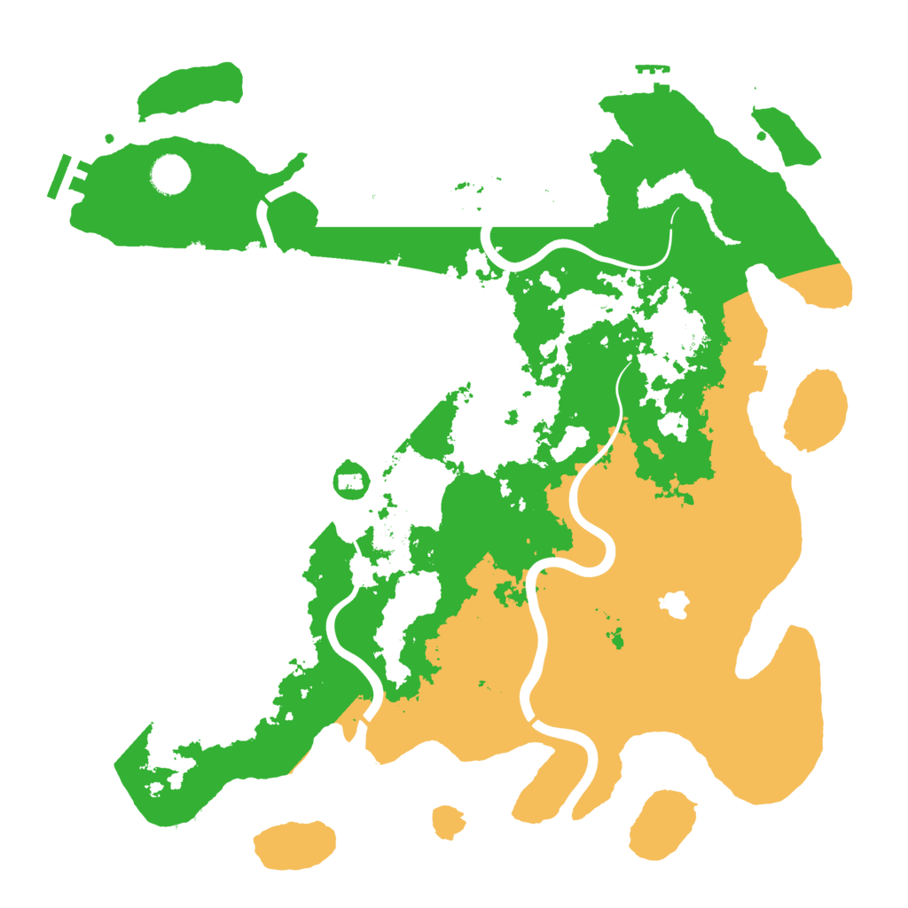 Biome Rust Map: Procedural Map, Size: 4000, Seed: 857546431