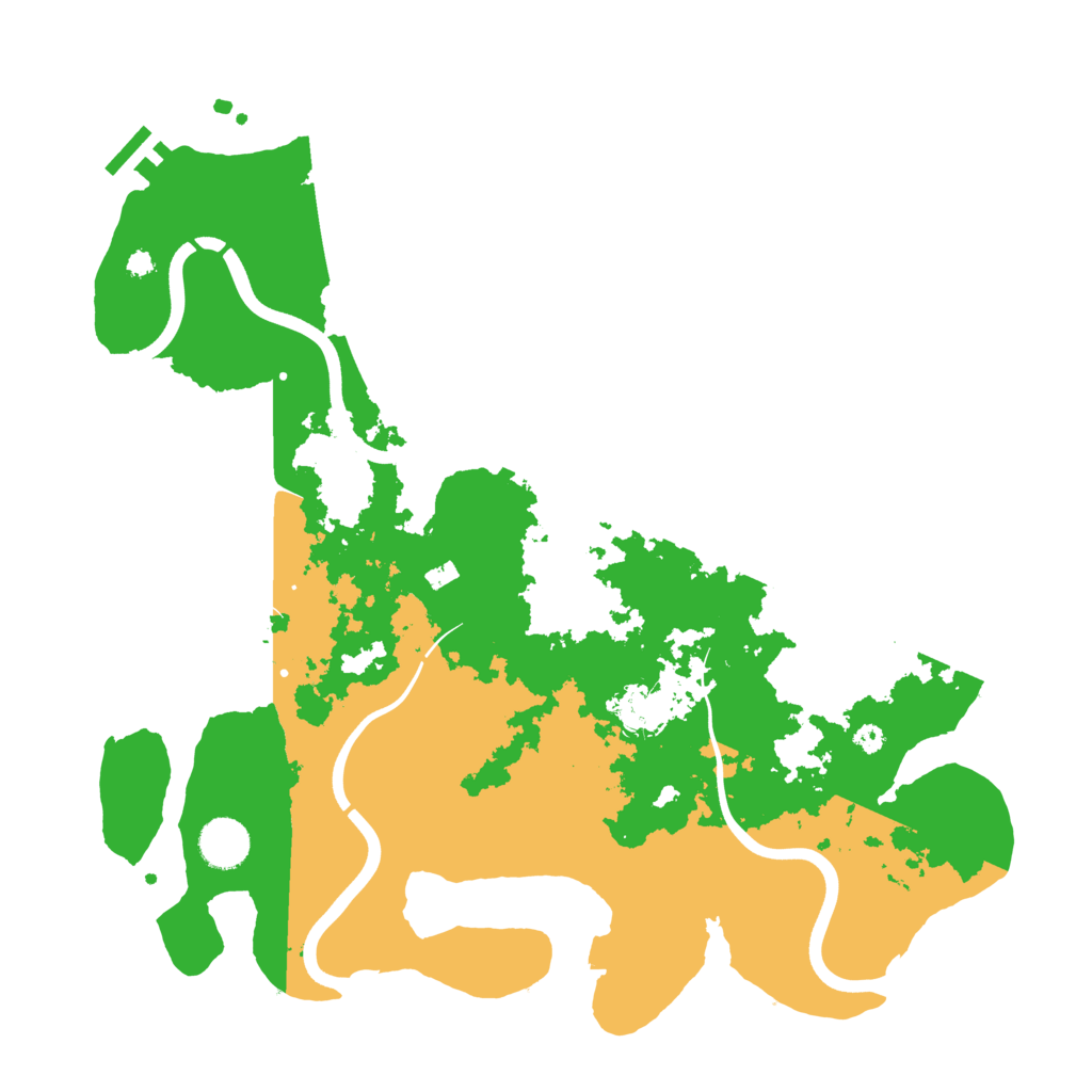 Biome Rust Map: Procedural Map, Size: 3800, Seed: 9987126