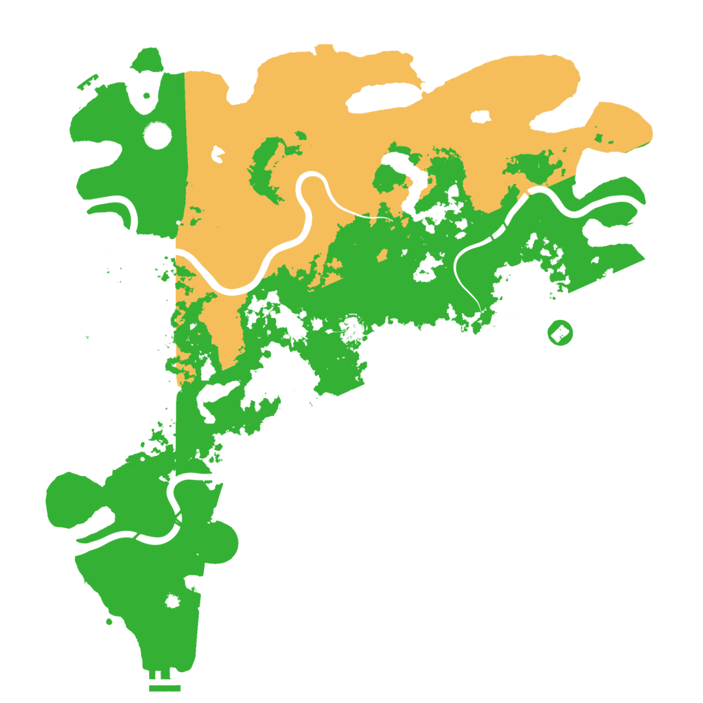 Biome Rust Map: Procedural Map, Size: 4500, Seed: 1956201767