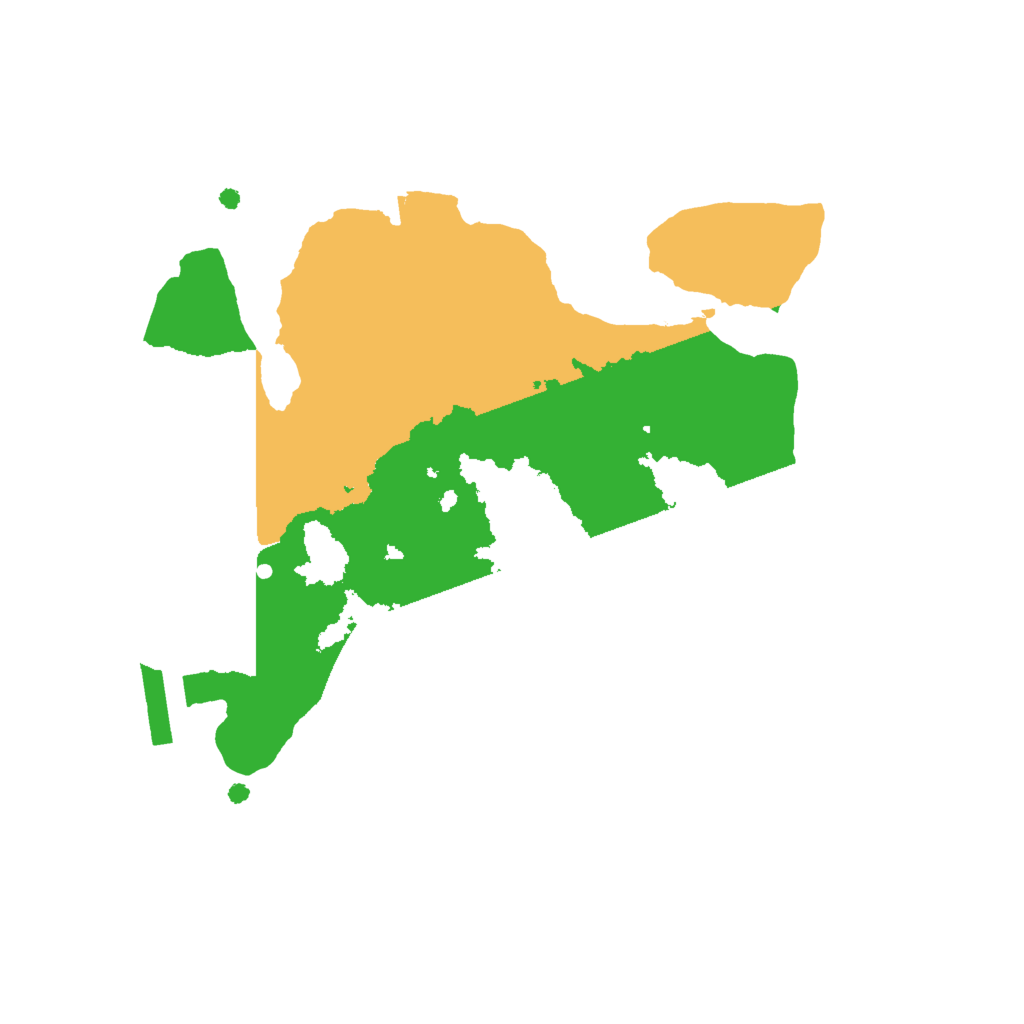 Biome Rust Map: Procedural Map, Size: 2000, Seed: 13681707
