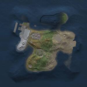 Thumbnail Rust Map: Procedural Map, Size: 1750, Seed: 1390579030, 4 Monuments