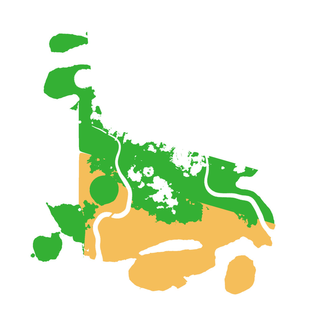 Biome Rust Map: Procedural Map, Size: 3000, Seed: 1986721058