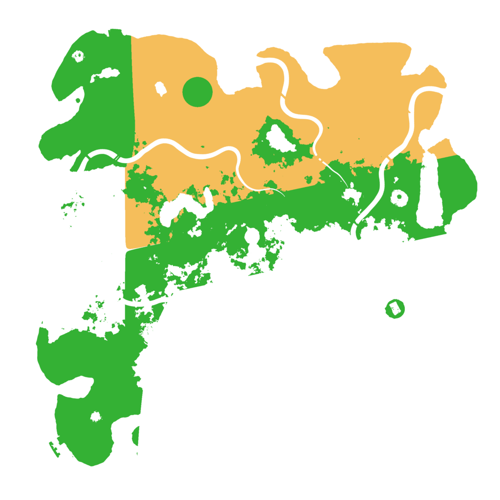 Biome Rust Map: Procedural Map, Size: 4400, Seed: 1242493373