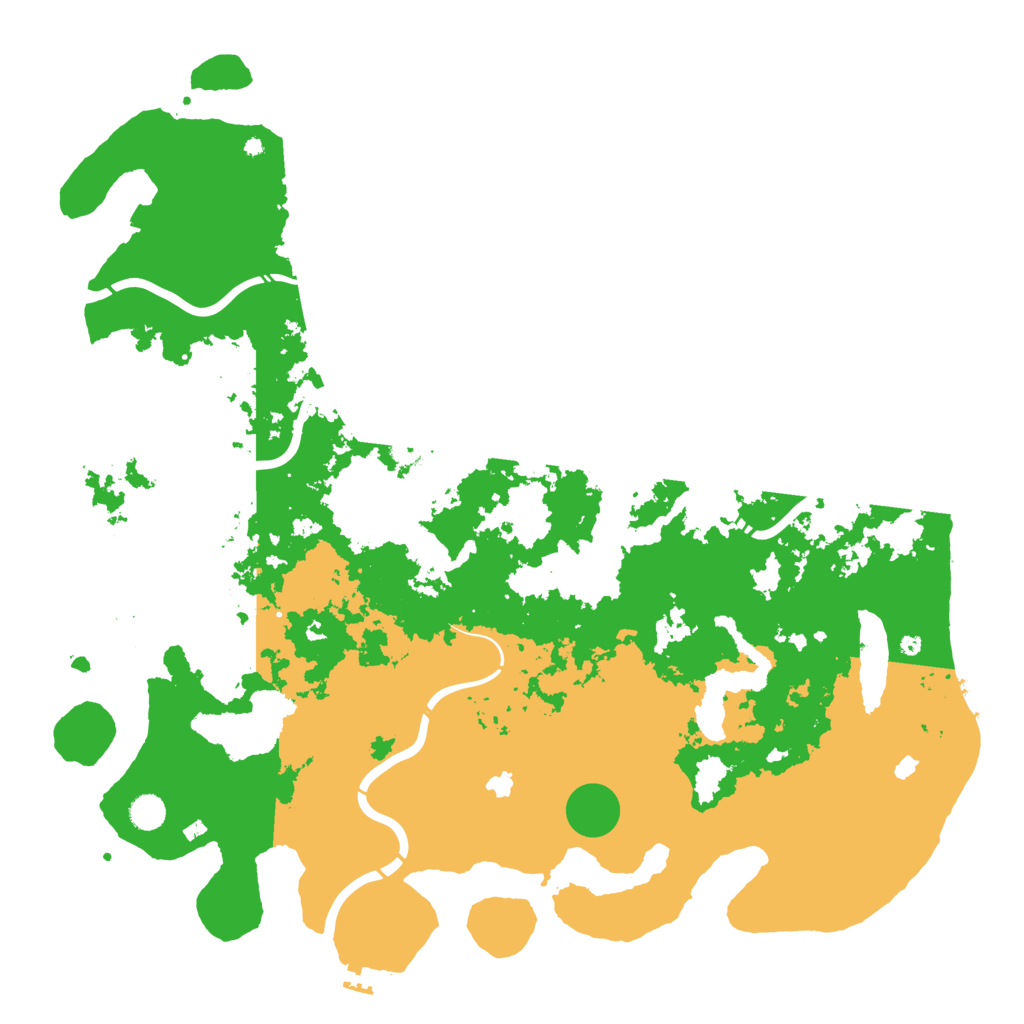 Biome Rust Map: Procedural Map, Size: 5000, Seed: 2115377243