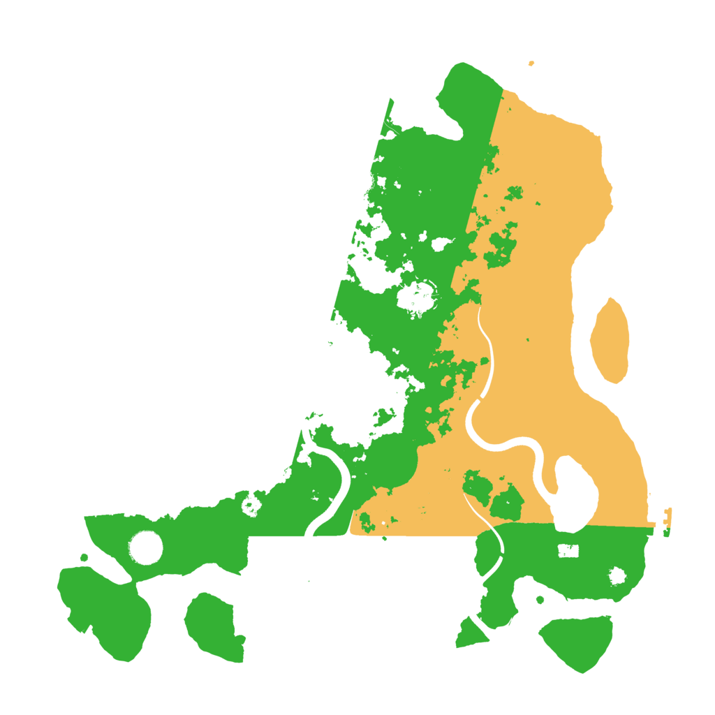 Biome Rust Map: Procedural Map, Size: 3700, Seed: 1603116473