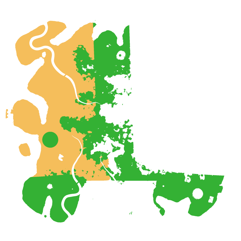 Biome Rust Map: Procedural Map, Size: 4000, Seed: 4253
