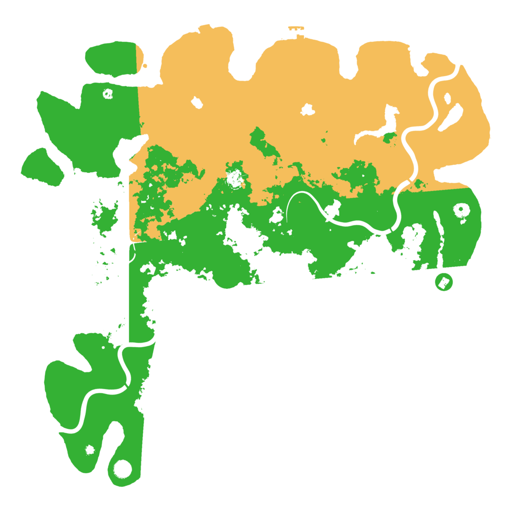 Biome Rust Map: Procedural Map, Size: 5000, Seed: 782006177