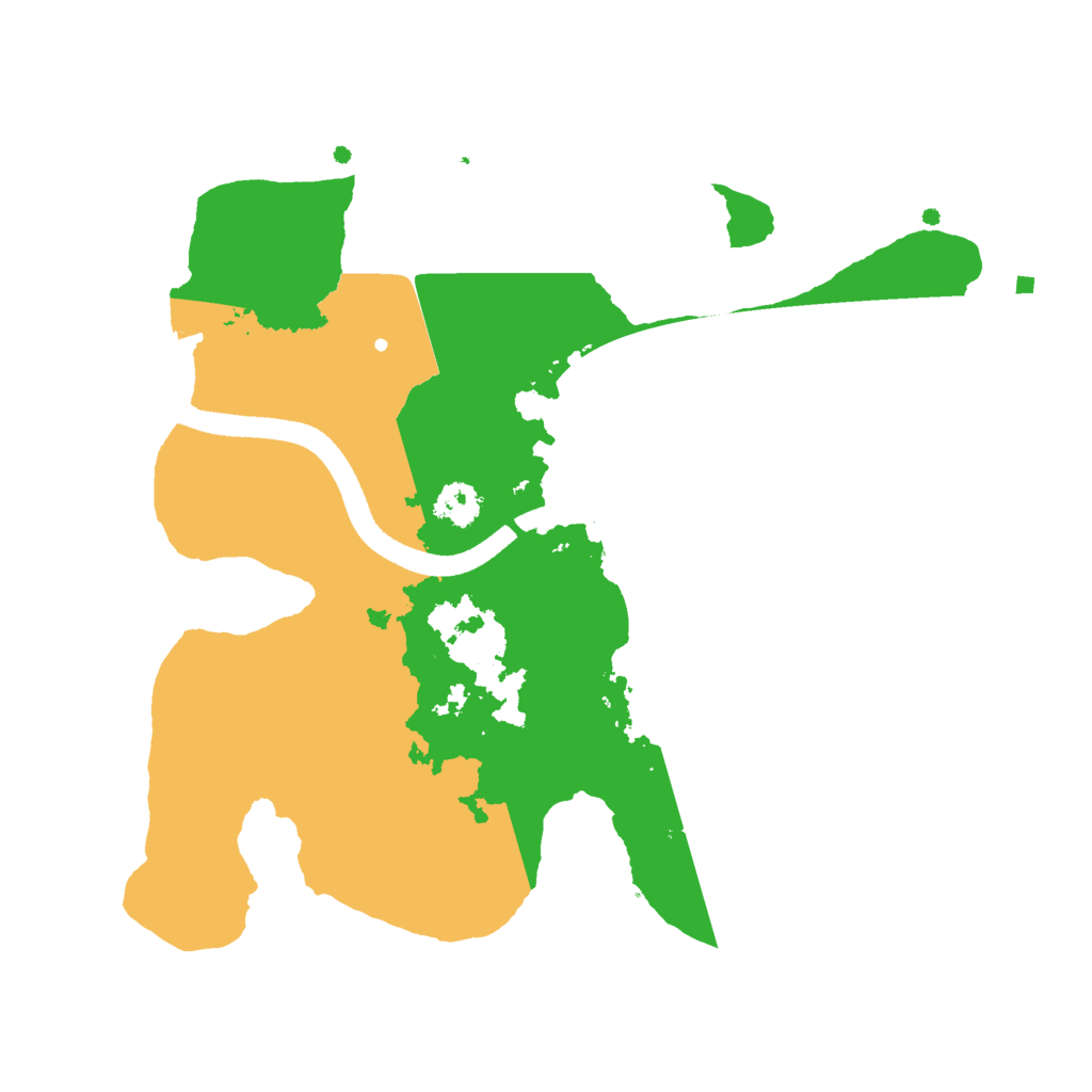 Biome Rust Map: Procedural Map, Size: 2500, Seed: 1621598040