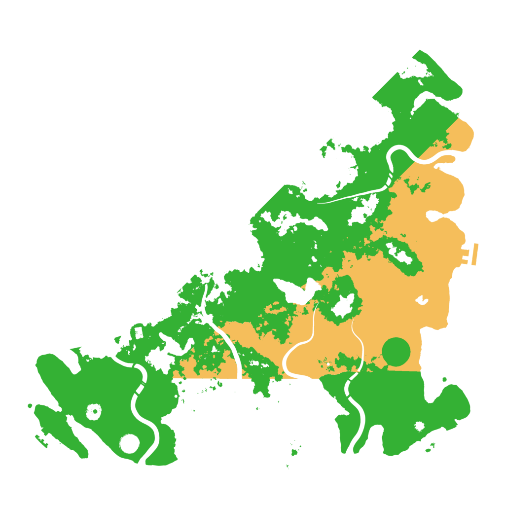Biome Rust Map: Procedural Map, Size: 4675, Seed: 9331