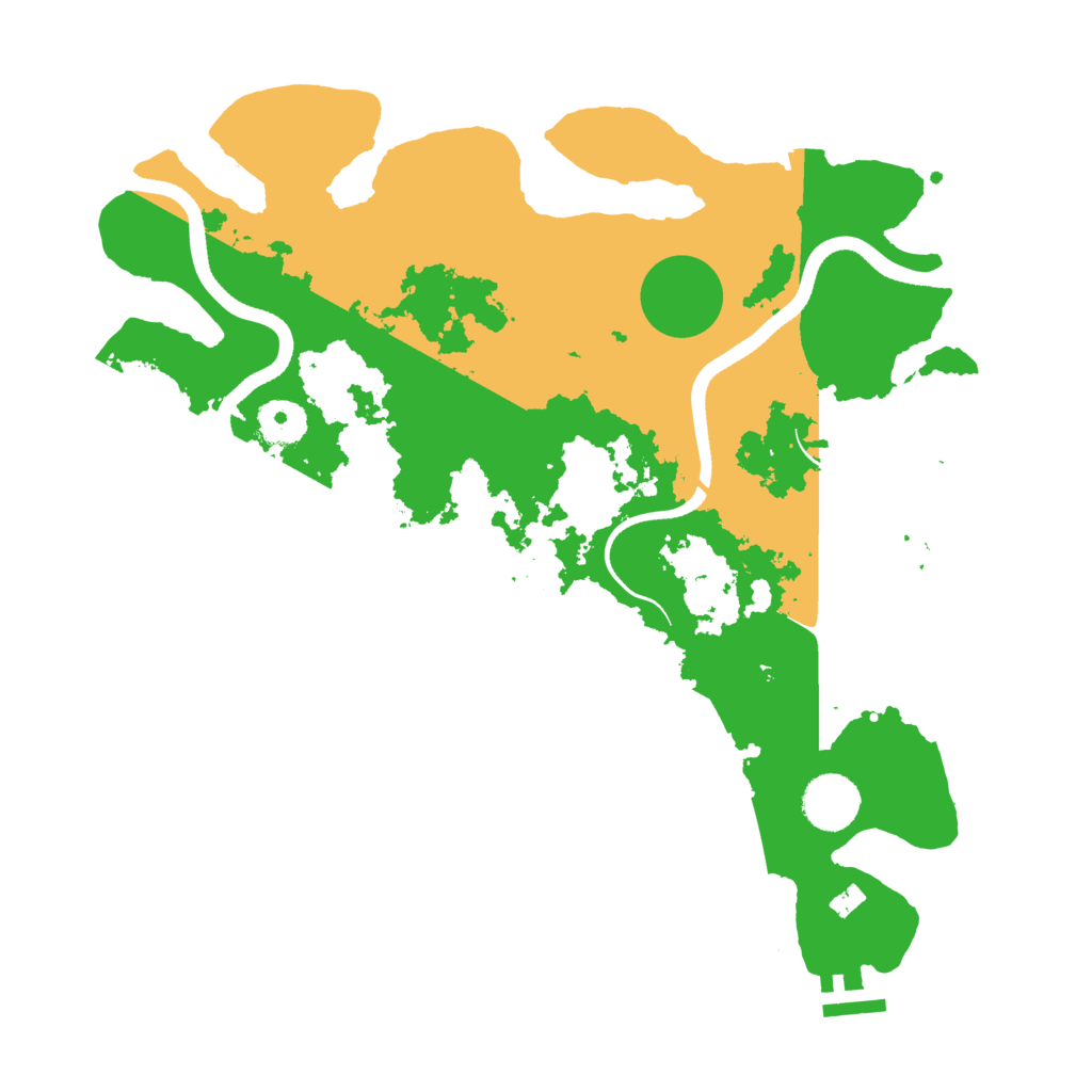Biome Rust Map: Procedural Map, Size: 3500, Seed: 1942520978