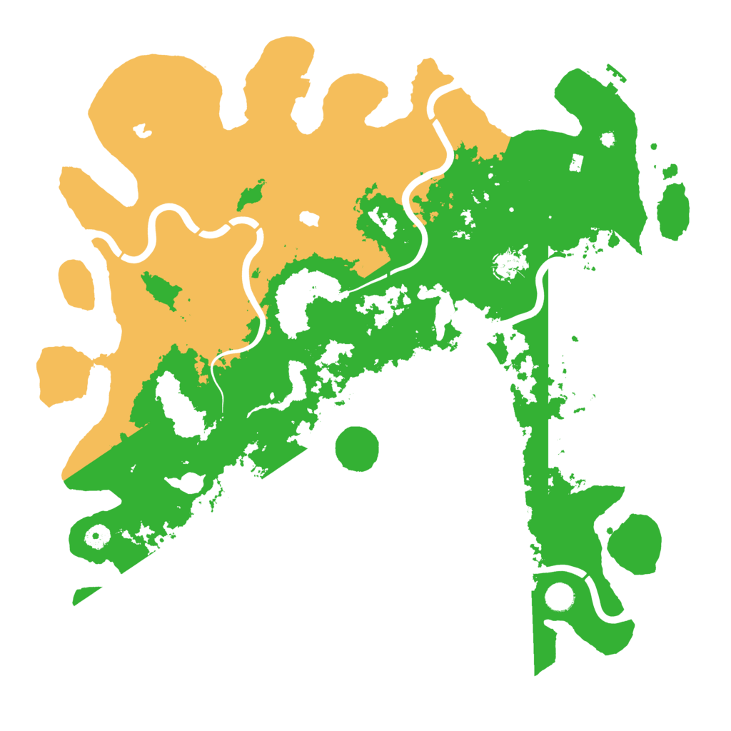 Biome Rust Map: Procedural Map, Size: 4500, Seed: 2050235273