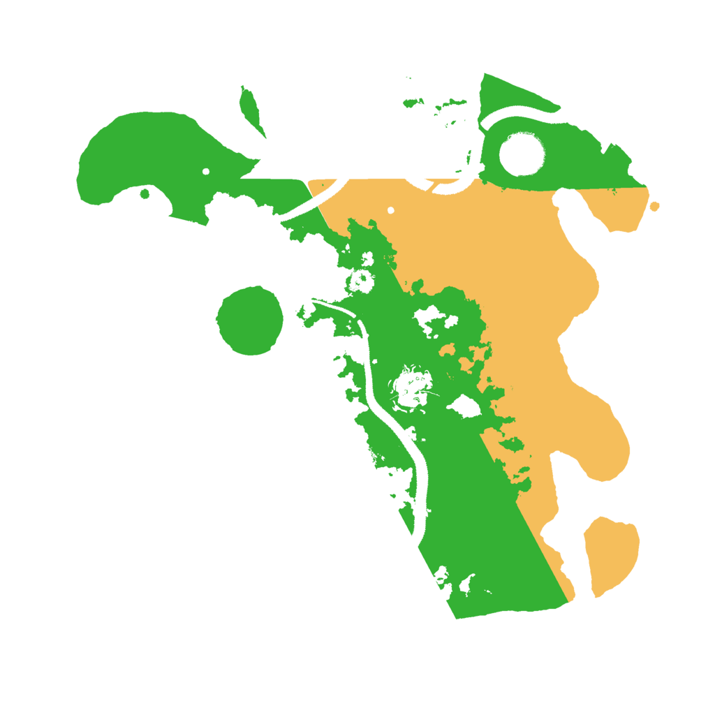 Biome Rust Map: Procedural Map, Size: 3000, Seed: 821758697