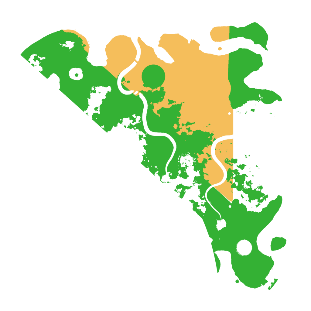 Biome Rust Map: Procedural Map, Size: 3500, Seed: 1126500248
