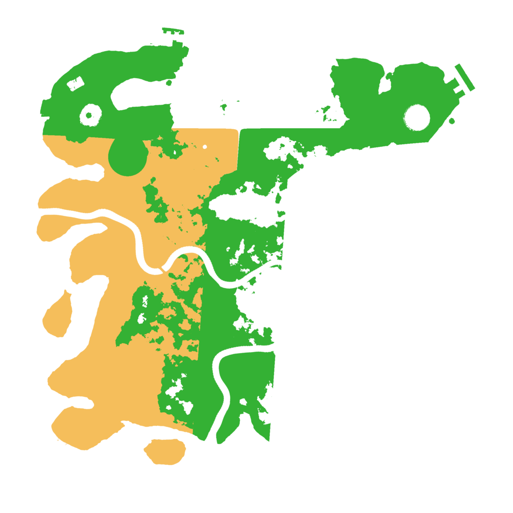 Biome Rust Map: Procedural Map, Size: 3500, Seed: 1021245889