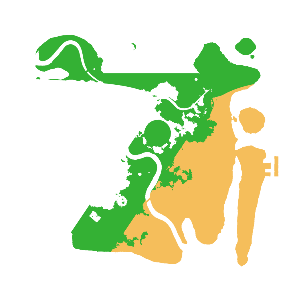 Biome Rust Map: Procedural Map, Size: 2945, Seed: 24881