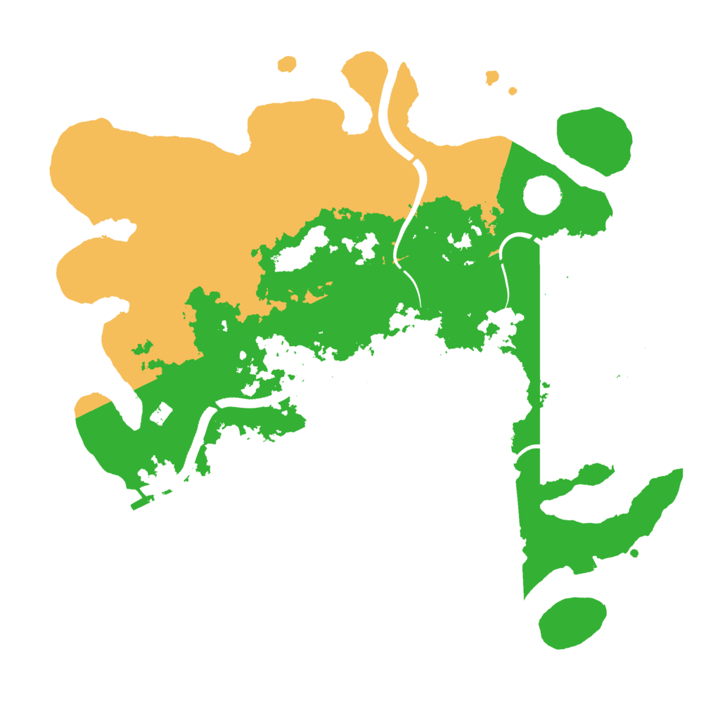 Biome Rust Map: Procedural Map, Size: 3500, Seed: 1810953814