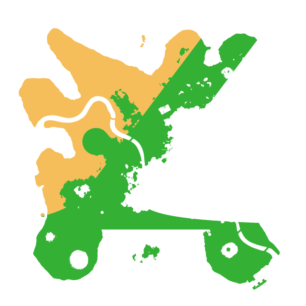 Biome Rust Map: Procedural Map, Size: 3000, Seed: 1574953076