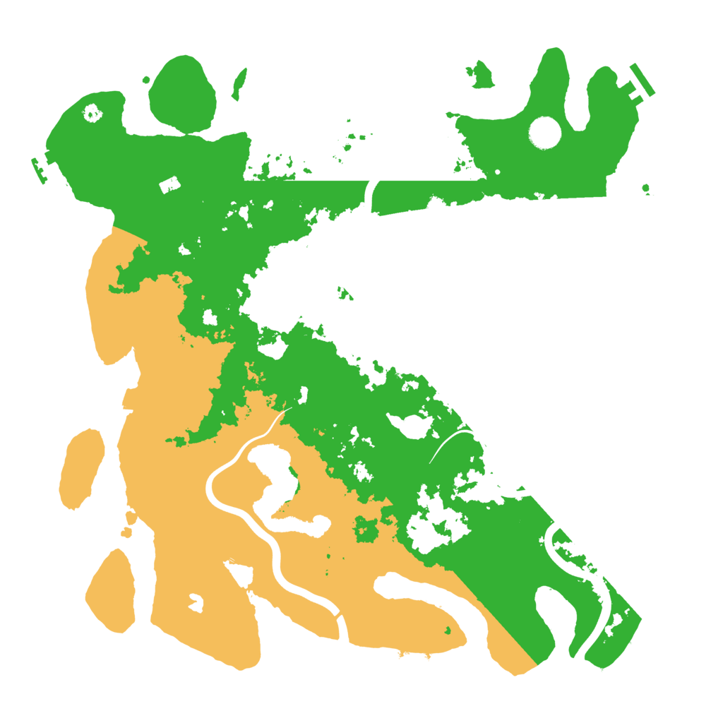 Biome Rust Map: Procedural Map, Size: 4000, Seed: 1894286517