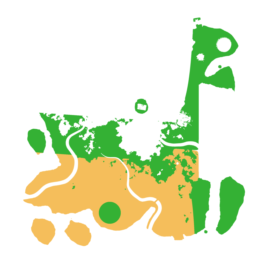 Biome Rust Map: Procedural Map, Size: 3200, Seed: 1344816399