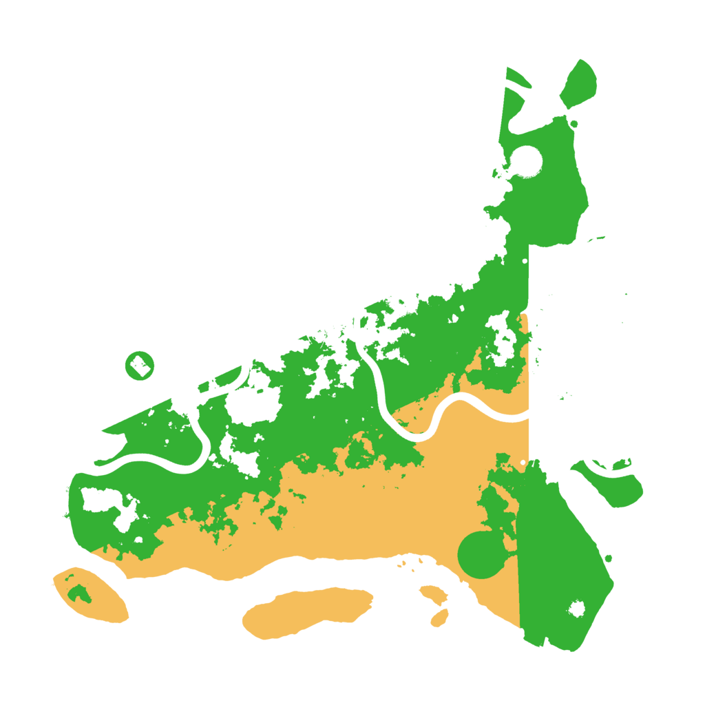 Biome Rust Map: Procedural Map, Size: 3900, Seed: 27354