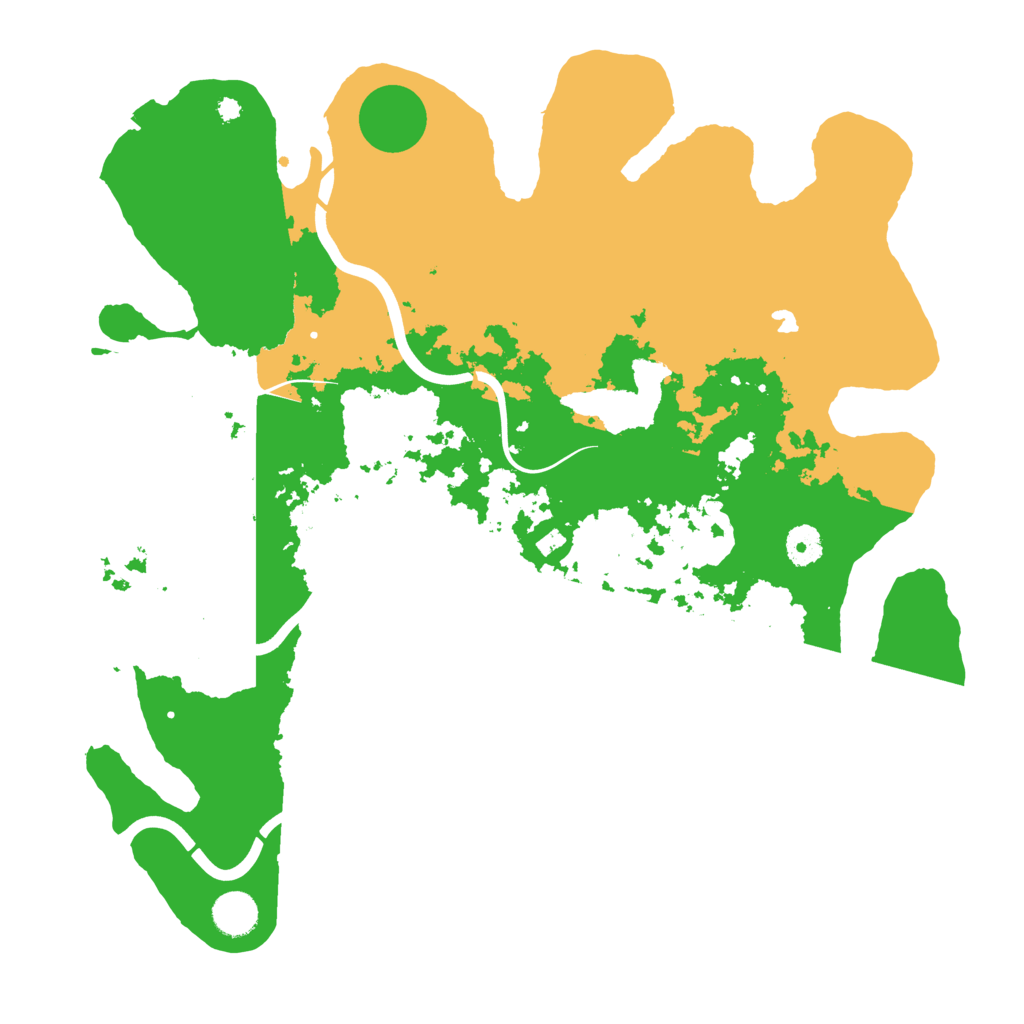 Biome Rust Map: Procedural Map, Size: 4000, Seed: 1174361000