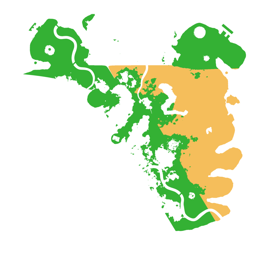 Biome Rust Map: Procedural Map, Size: 4000, Seed: 2120543564
