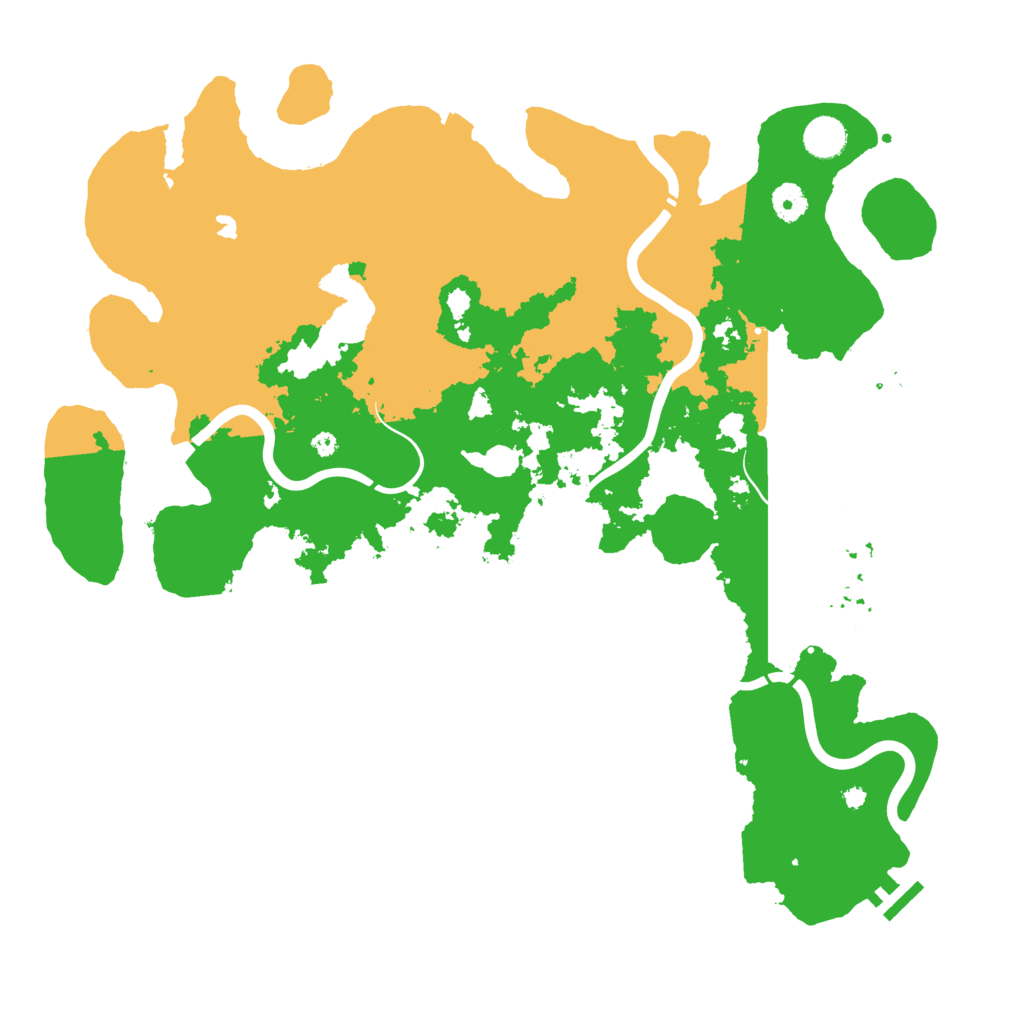 Biome Rust Map: Procedural Map, Size: 4250, Seed: 153797510