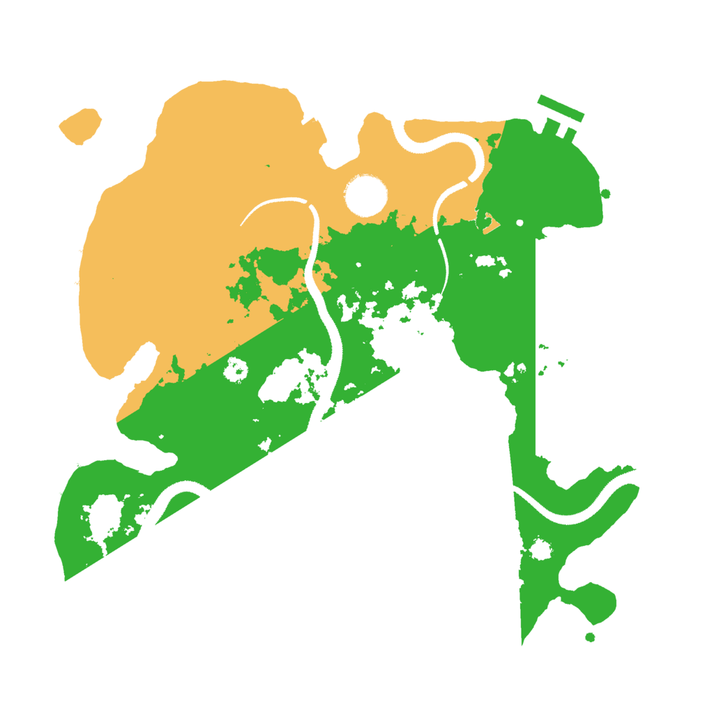 Biome Rust Map: Procedural Map, Size: 3000, Seed: 880429856