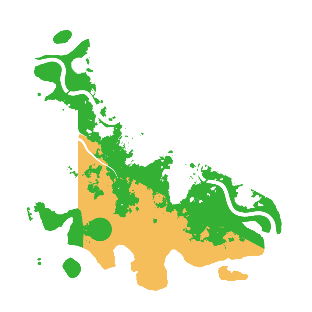 Biome Rust Map: Procedural Map, Size: 3500, Seed: 761632858