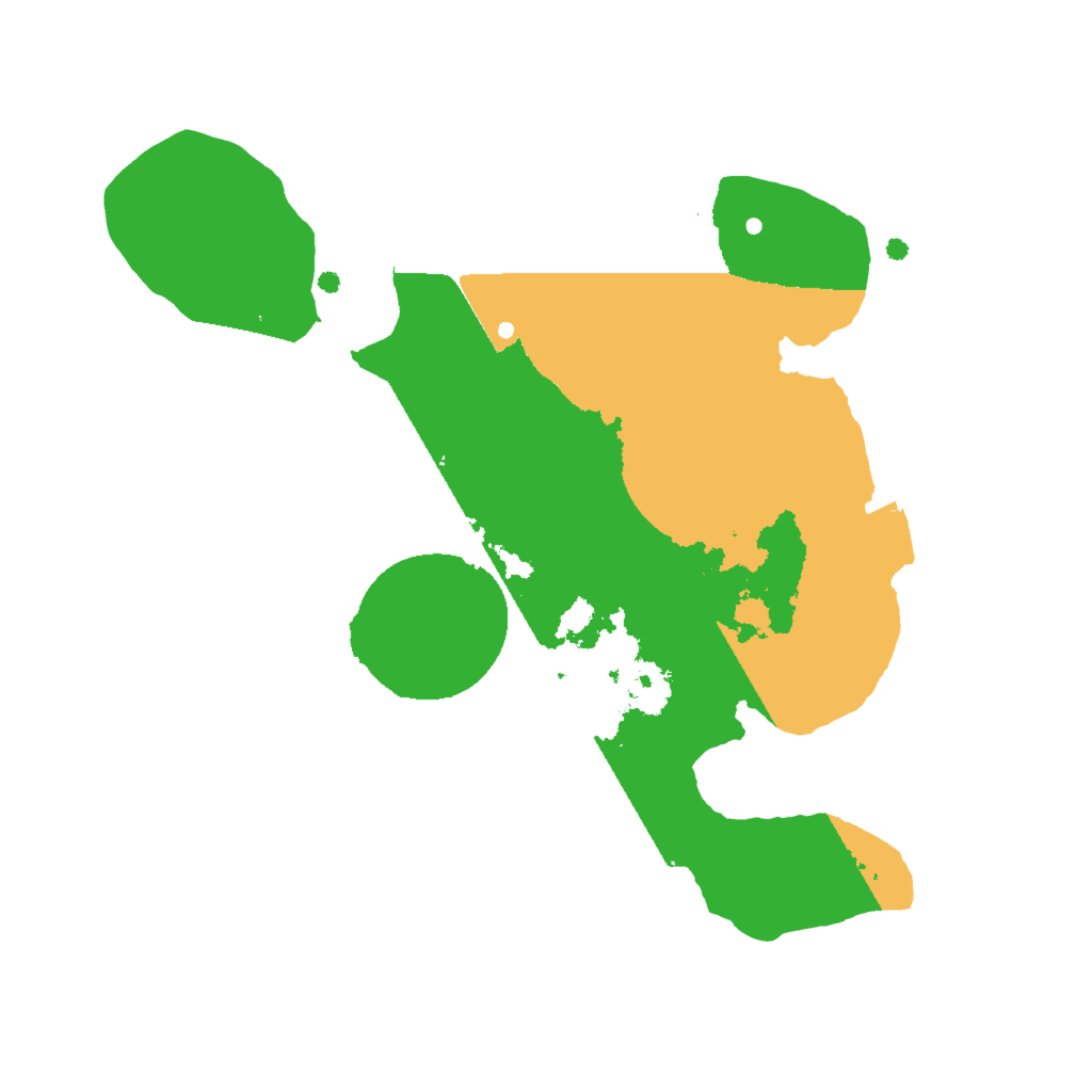 Biome Rust Map: Procedural Map, Size: 2000, Seed: 74946