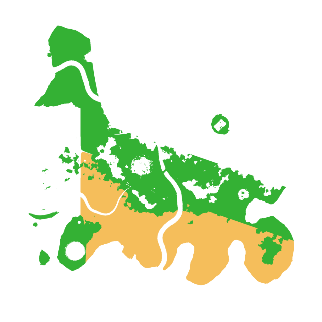 Biome Rust Map: Procedural Map, Size: 3000, Seed: 1171669198