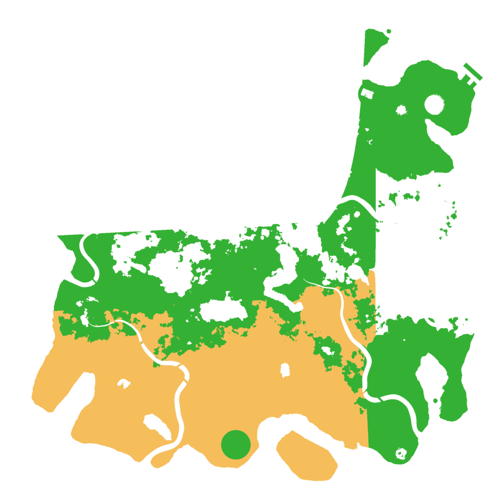Biome Rust Map: Procedural Map, Size: 4500, Seed: 712862744