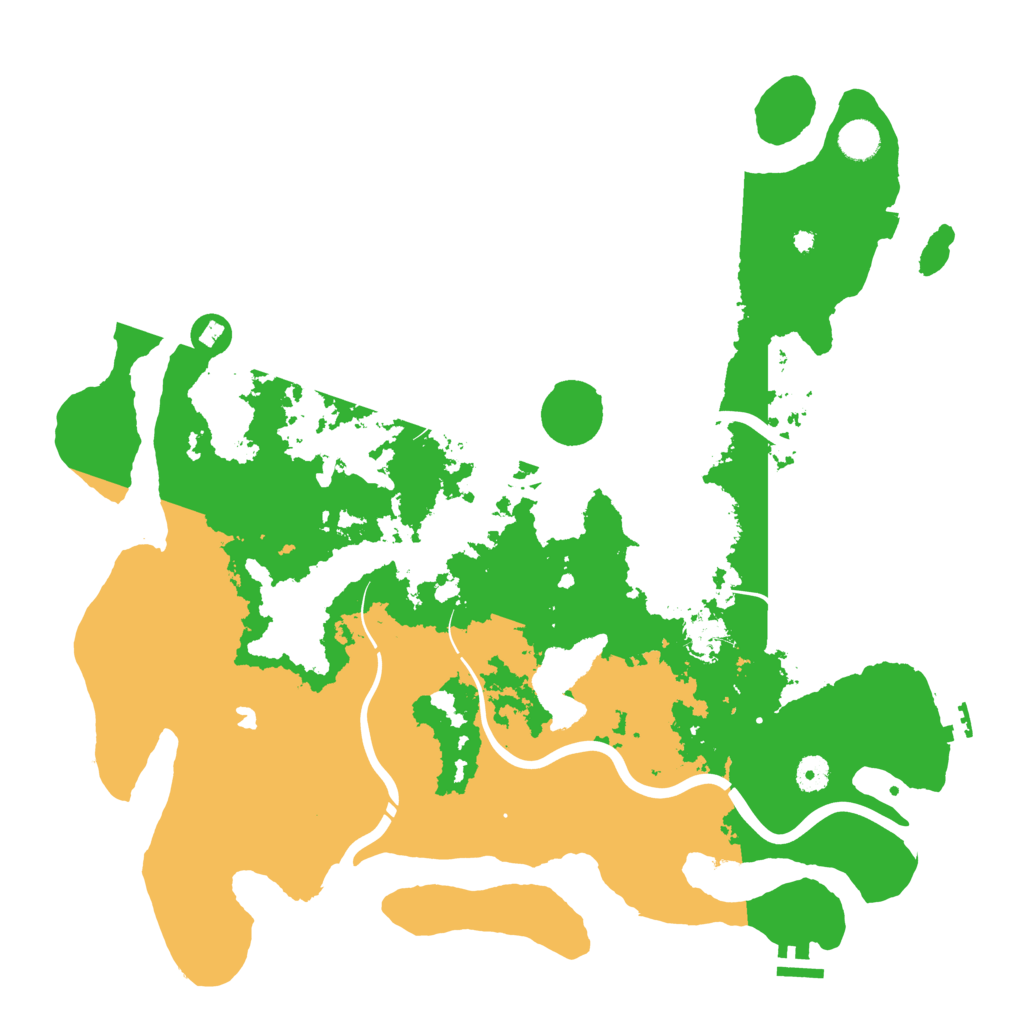 Biome Rust Map: Procedural Map, Size: 4400, Seed: 1946402310