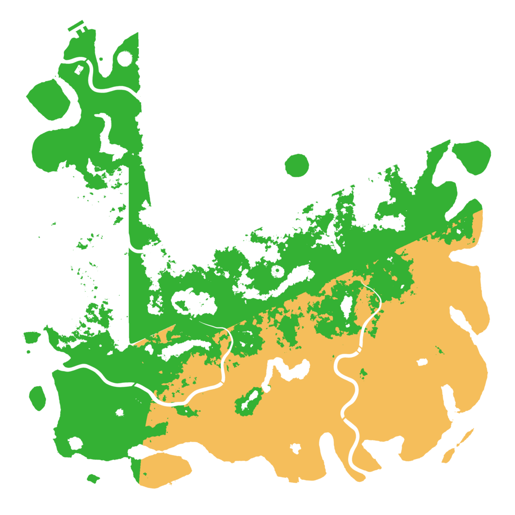 Biome Rust Map: Procedural Map, Size: 6000, Seed: 7564928