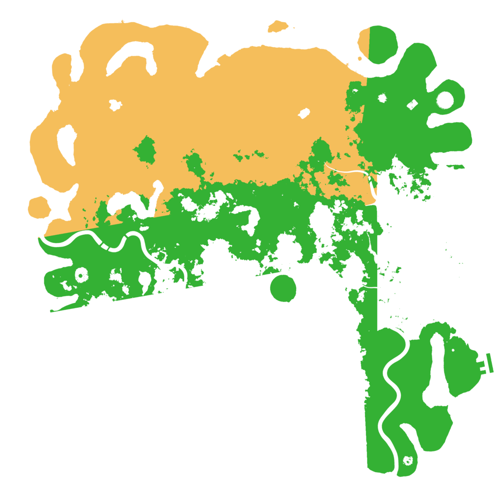 Biome Rust Map: Procedural Map, Size: 5200, Seed: 456815874