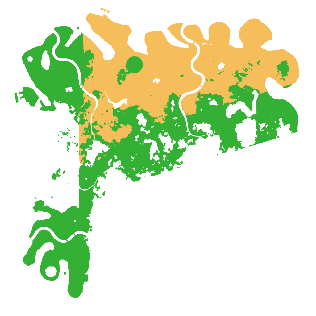 Biome Rust Map: Procedural Map, Size: 5000, Seed: 213141
