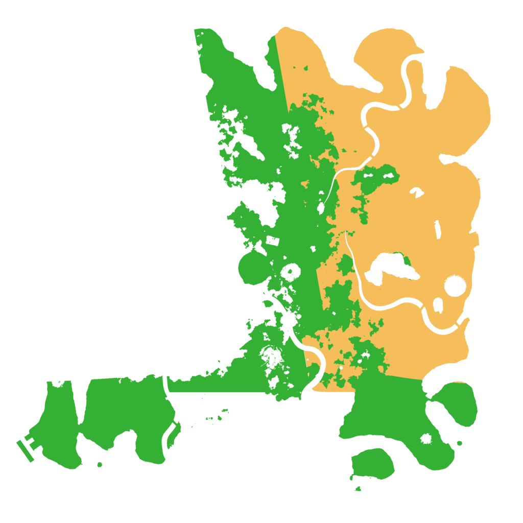 Biome Rust Map: Procedural Map, Size: 4300, Seed: 2560