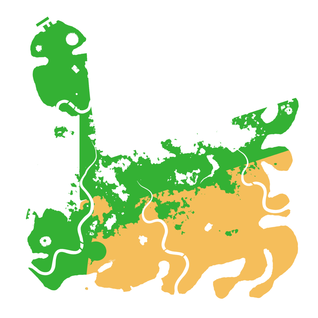 Biome Rust Map: Procedural Map, Size: 4500, Seed: 1900491679