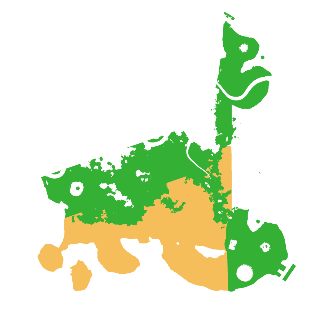Biome Rust Map: Procedural Map, Size: 3300, Seed: 716443732