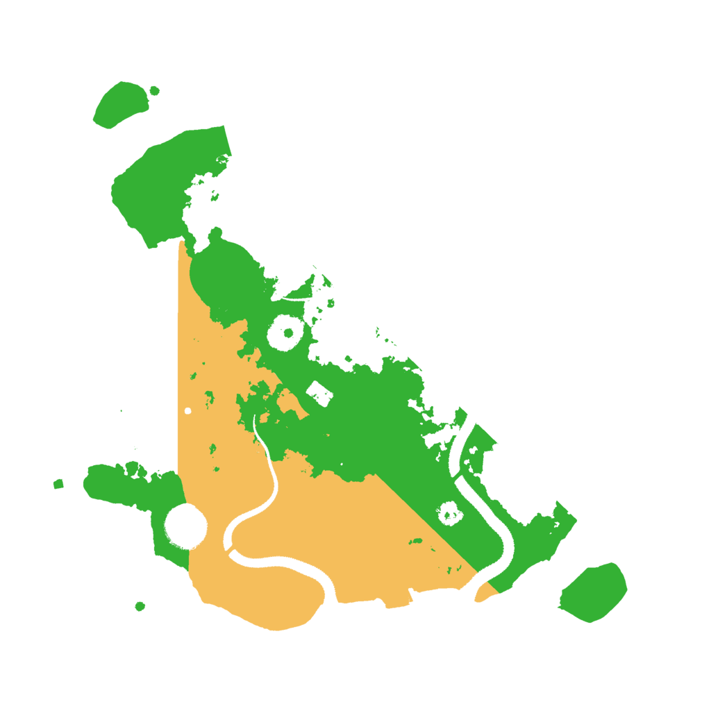 Biome Rust Map: Procedural Map, Size: 3000, Seed: 1283615718