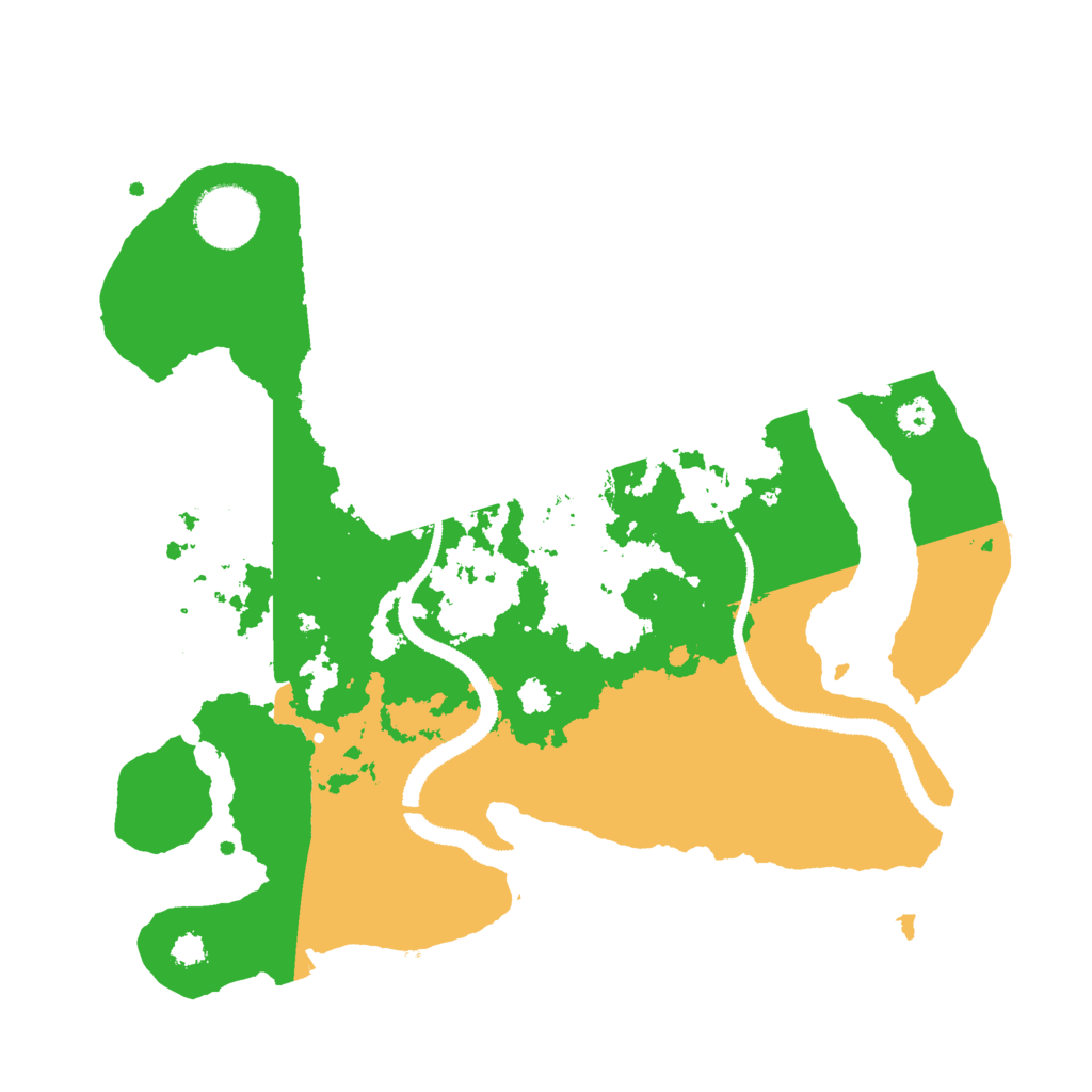 Biome Rust Map: Procedural Map, Size: 3000, Seed: 1760496300