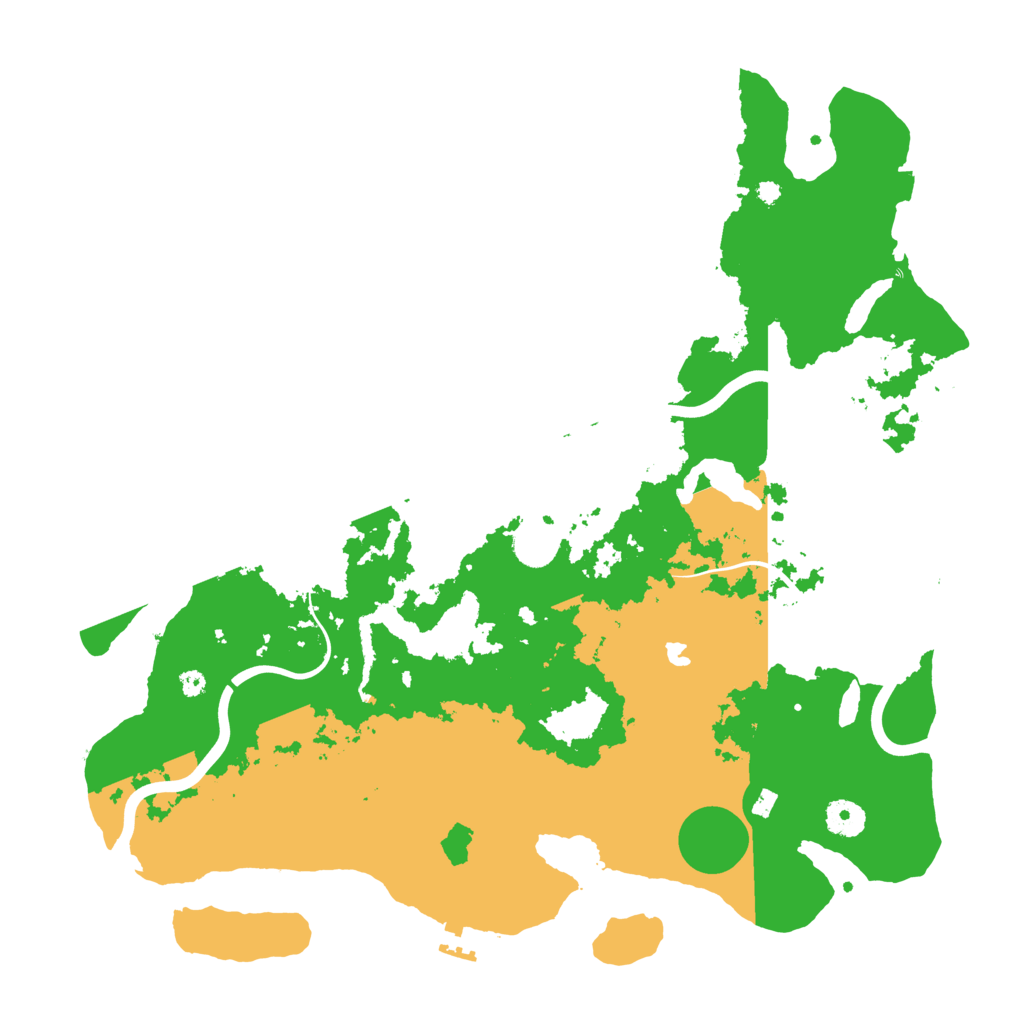 Biome Rust Map: Procedural Map, Size: 4000, Seed: 12041979