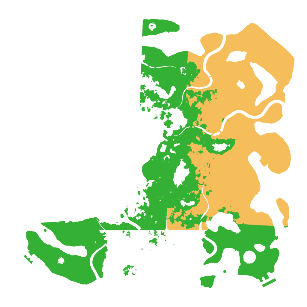 Biome Rust Map: Procedural Map, Size: 4250, Seed: 1011032468