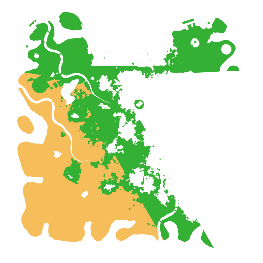 Biome Rust Map: Procedural Map, Size: 4500, Seed: 1778693538