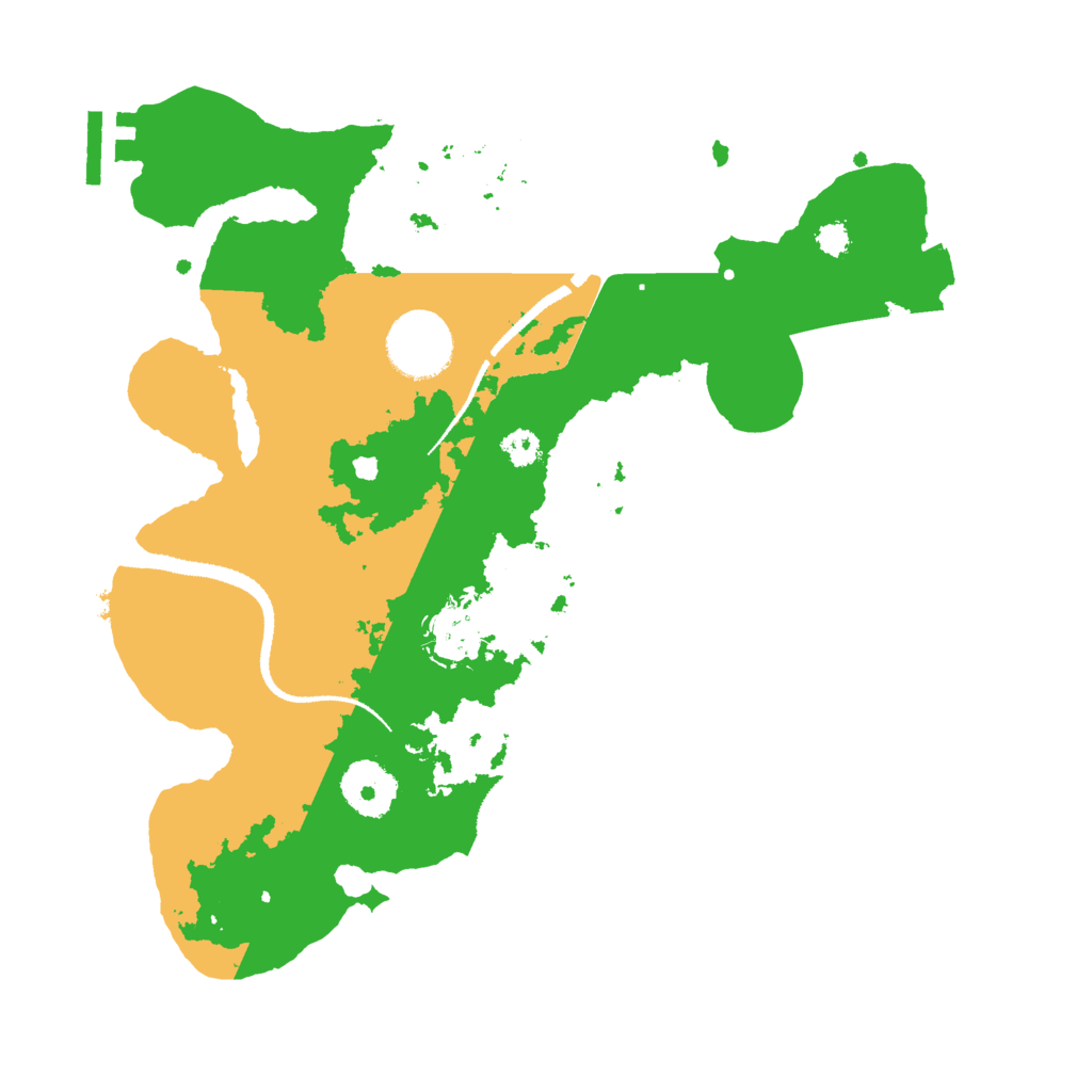 Biome Rust Map: Procedural Map, Size: 3000, Seed: 21904171