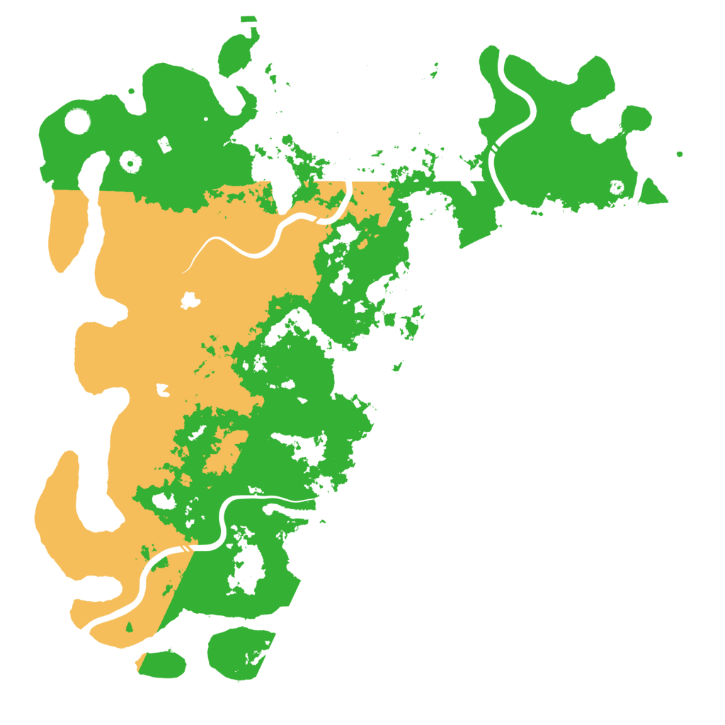 Biome Rust Map: Procedural Map, Size: 5000, Seed: 1695280662