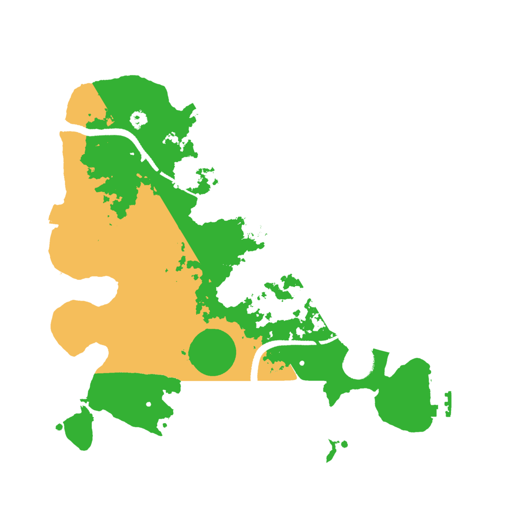 Biome Rust Map: Procedural Map, Size: 3000, Seed: 6033