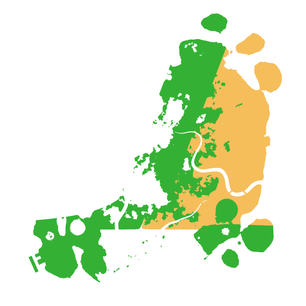 Biome Rust Map: Procedural Map, Size: 3650, Seed: 1206958438