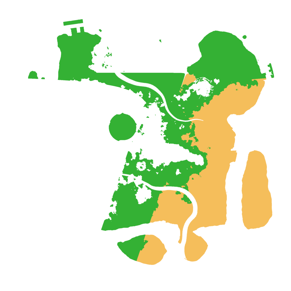 Biome Rust Map: Procedural Map, Size: 3000, Seed: 74788